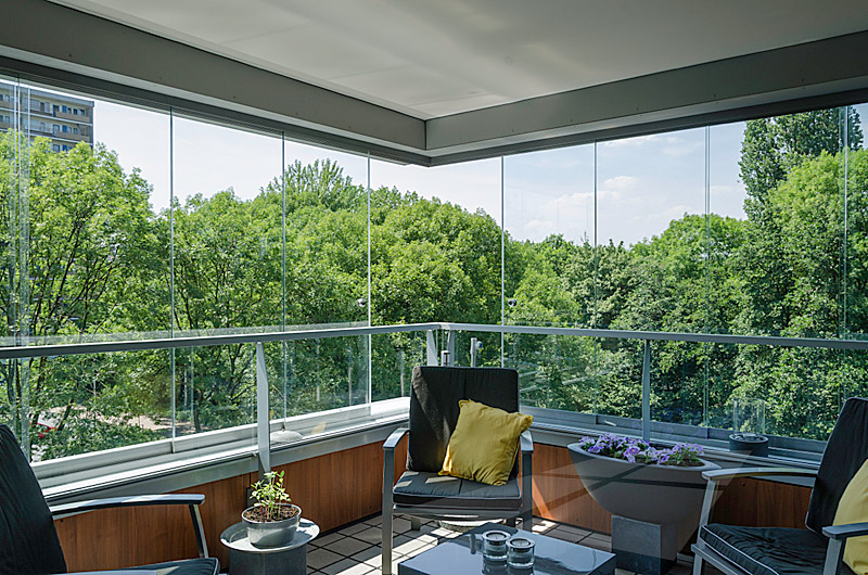 Producten installatieglas Sunflex balkonbeglazing D&O Franeker