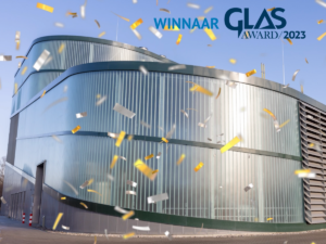 Project gevelbeglazing Hulpwarmtecentrale Amsterdam winnaar Glas Award 2023